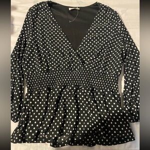 Polka Dot Women's Top